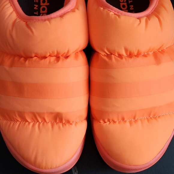 Adidas Unisex Puffylette Beam Orange Slip-On Outdoor Cabincore Shoes Sz 8 - Picture 5 of 16